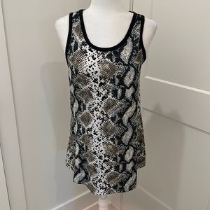 Evereve Allison Joy Tunic Length Tank Sz M